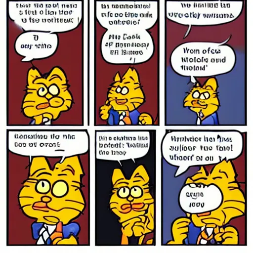 Prompt: Garfield accidentally starts world war 3 again