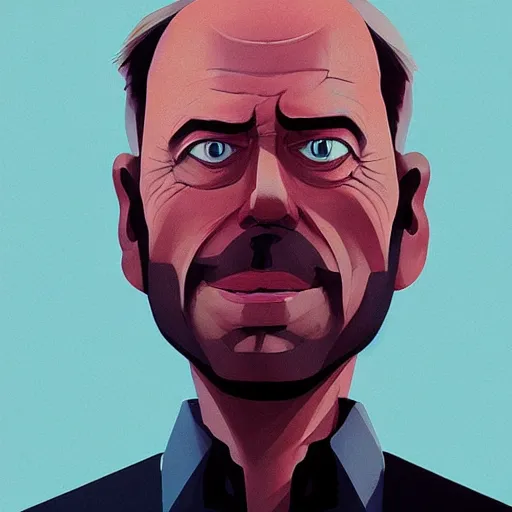 Image similar to face icon stylized minimalist die hard, loftis, cory behance hd by jesper ejsing, by rhads, makoto shinkai and lois van baarle, ilya kuvshinov, rossdraws global illumination