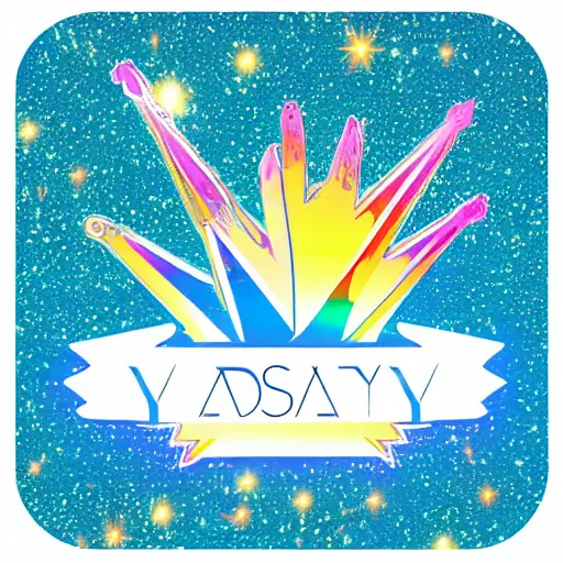 Prompt: adasky logo dancing in a disco party