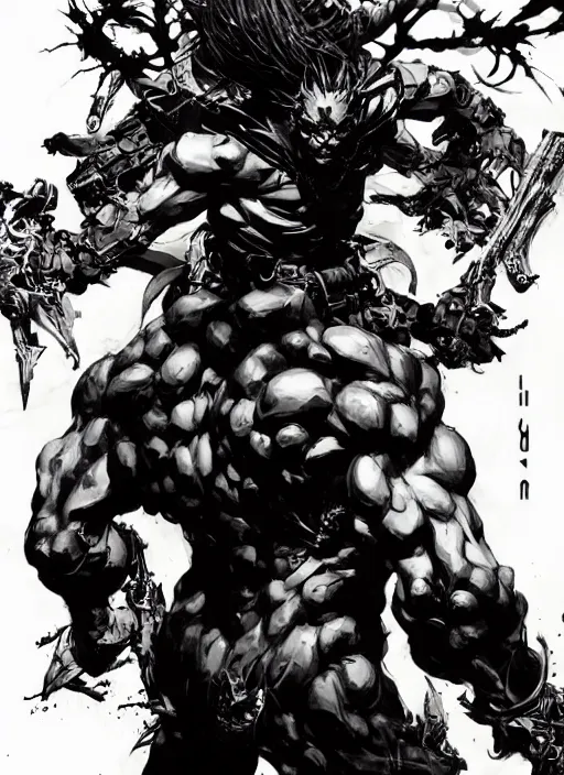 Prompt: Shadow, god of rot. In style of Yoji Shinkawa and Hyung-tae Kim, trending on ArtStation, dark fantasy, great composition, concept art, highly detailed, dynamic pose.