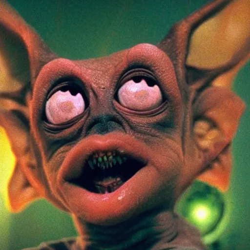 Prompt: mac and me ( 1 9 8 8 ), mysterious alien creature, mac, bold natural colors, national geographic photography, masterpiece, full shot