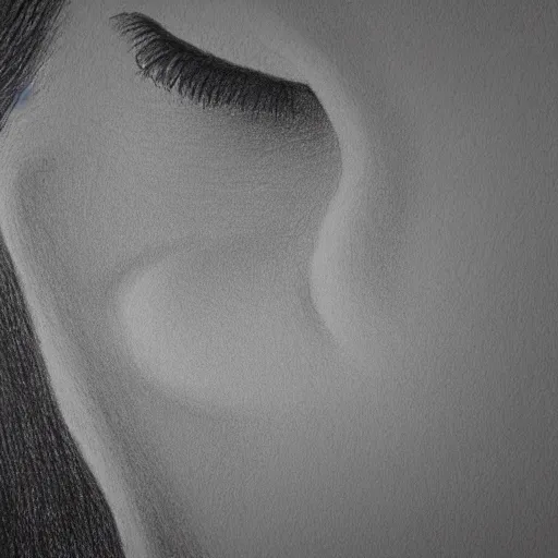 Image similar to close up drawing of nose