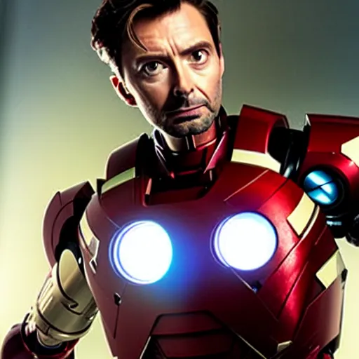 Image similar to david tennant as iron man