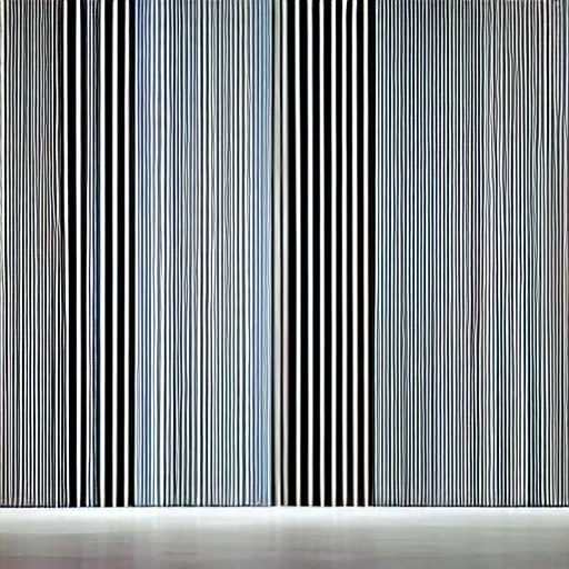 Prompt: vertical pinstripes, vanishing ryoji ikeda