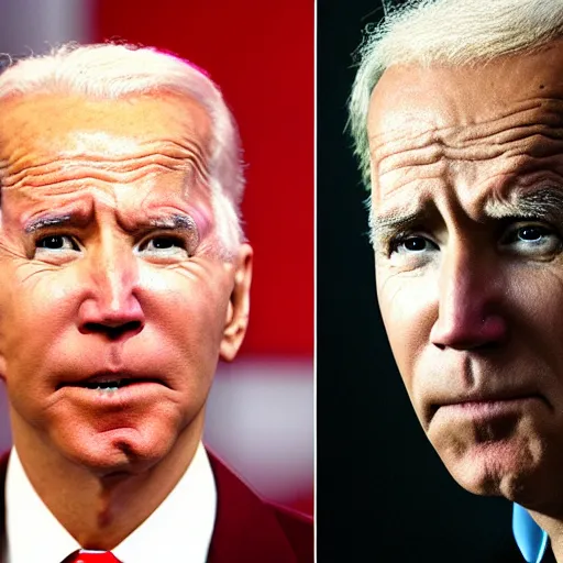 Image similar to man with giant nose that looks like joe biden