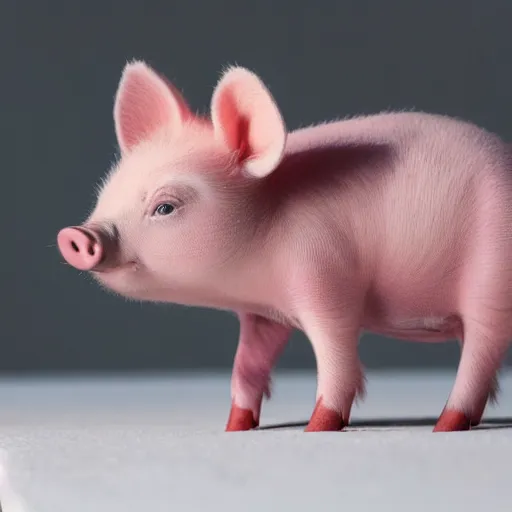 Image similar to minimalistic piglet