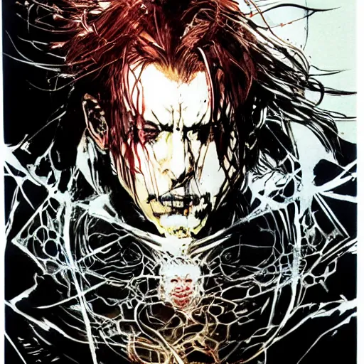 Image similar to elden ring by yoji shinkawa