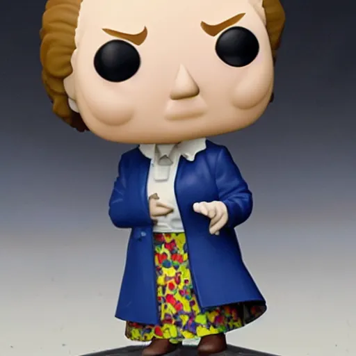 Prompt: funko pop margaret thatcher