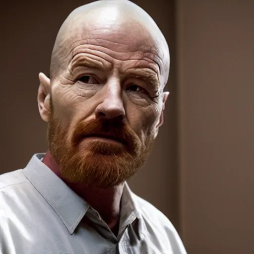 Prompt: Live Action Still of Bryan Cranston dressed as and playing Jesse Pinkman in Breaking Bad, real life, hyperrealistic, ultra realistic, realistic, highly detailed, epic, HD quality, 8k resolution, body and headshot, film still