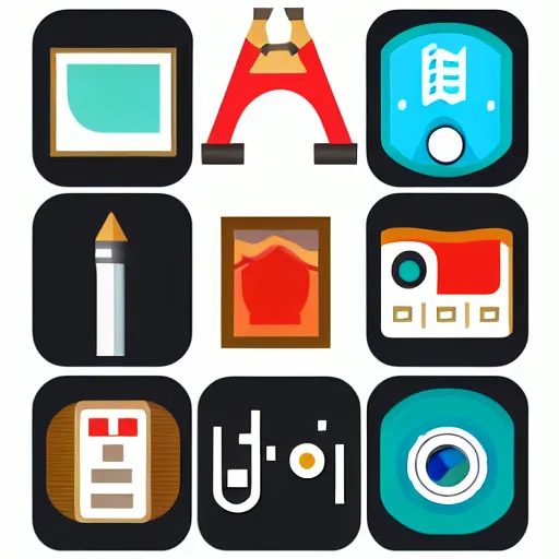 Image similar to vector icons for a cool new app