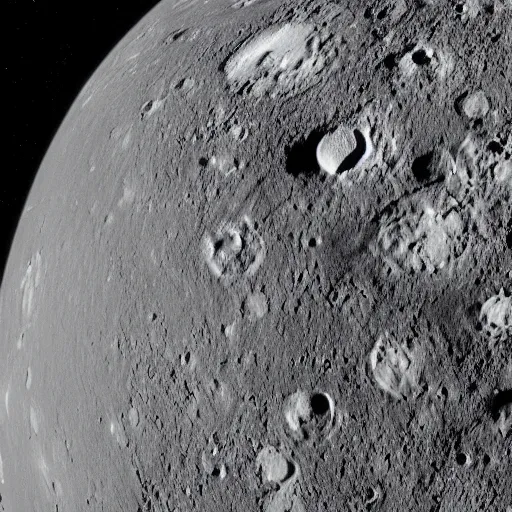 Prompt: rocky moon, perfectly spherical, nasa