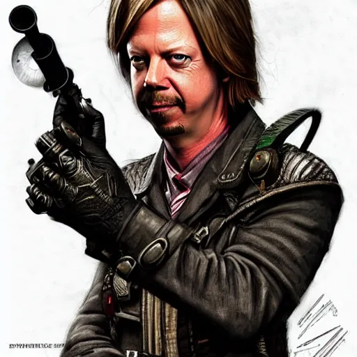 Image similar to atompunk thief david spade, fantasy, d & d, intricate, detailed, by drew struzan, detailed, trending on artstation, trending on artstation, smooth