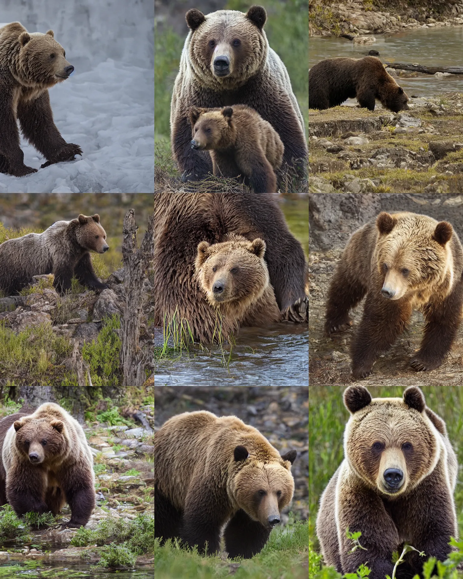 Prompt: grizzly bear by discovery channel