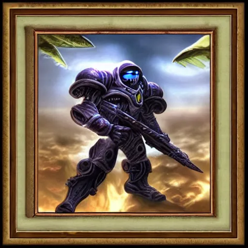 Image similar to frame border from starcraft