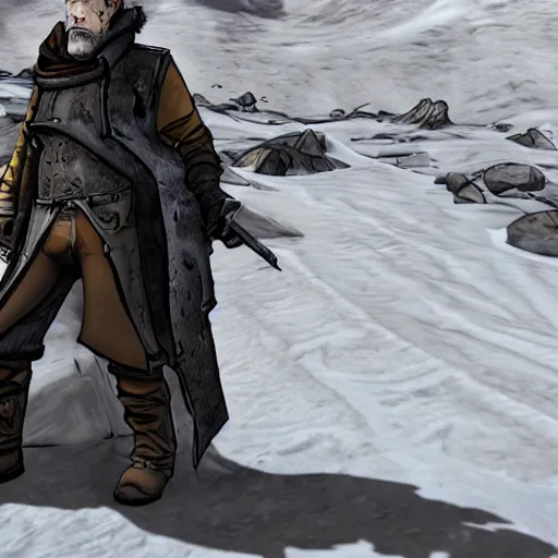 Image similar to john snow in borderlands