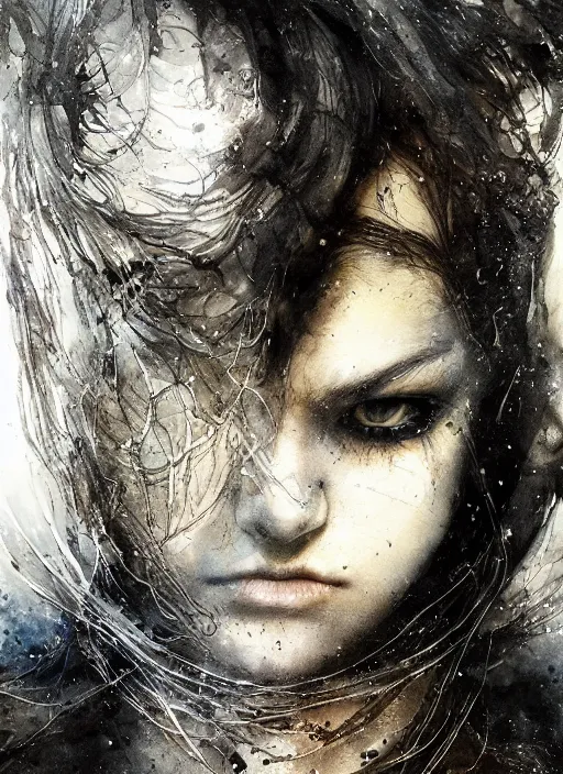 Image similar to portrait, Lost souls dipped in stardust and wrapped in scar tissue, watercolor, dramatic lighting, cinematic, establishing shot, extremely high detail, foto realistic, cinematic lighting, pen and ink, intricate line drawings, by Yoshitaka Amano, Ruan Jia, Kentaro Miura, Artgerm, post processed, concept art, artstation, matte painting, style by eddie mendoza, raphael lacoste, alex ross