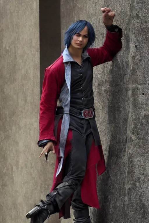 prompthunt: frank dillane as young dante from devil may cry 3, detailed,  full body