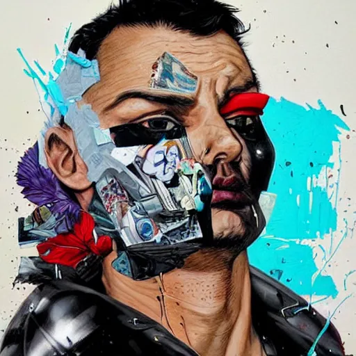 Image similar to male super hero by sandra chevrier and wlop!!