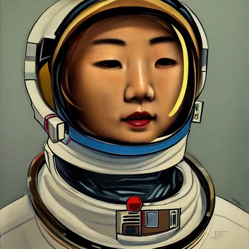 Image similar to portrait of an astronaut by Ha Gyung