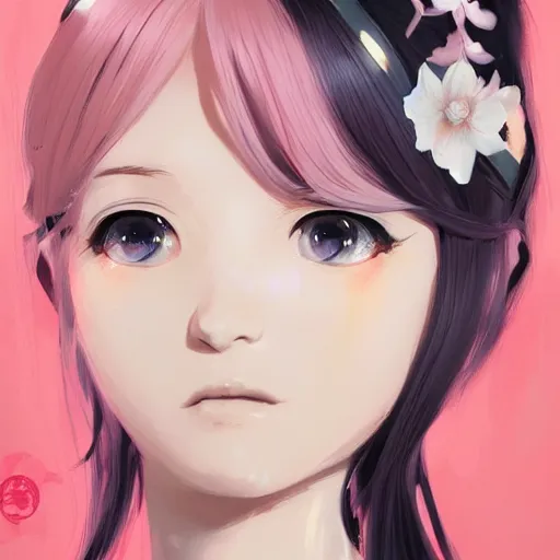 Prompt: portrait of anime pixie character with flower crown hair, manga cover, highly detailed, digital painting, artstation, concept art, sharp focus, illustration, strong brush stroke, anime, art by greg rutkowski, ilya kuvshinov, sharp focus, ghibli studio, art by ilya kuvshinov, rossdraws