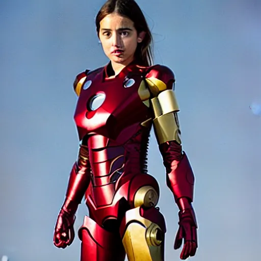 Image similar to ana de armas as iron man