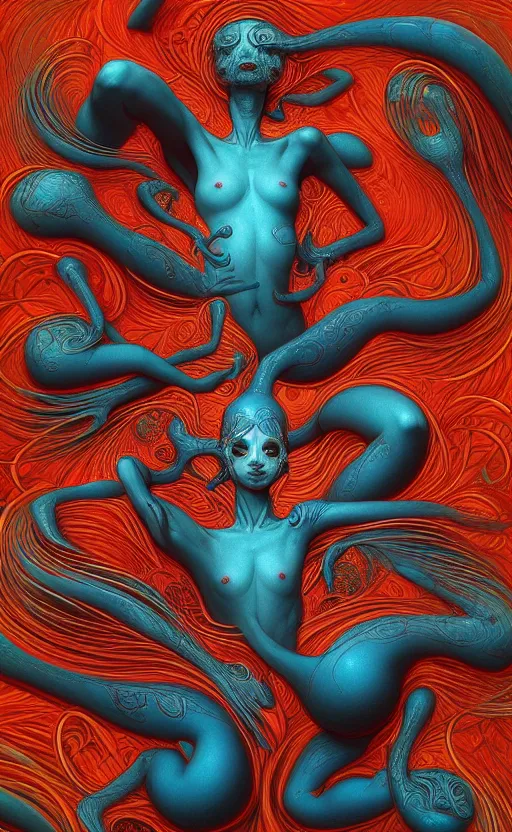 Prompt: a whirlwind of human bodies rushing inside the metaverse, gorgeous, great barrier reef, intricate, in the style of james jean, brian froud, zdzisław beksinski, hyperdetailed, sharp focus, intricate concept art, digital painting, ambient lighting, 1 6 k, trending on artstationhq, hyper quality,