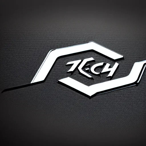 Image similar to a futuristic intricately detailed logo for a tech company