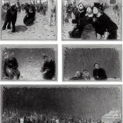 Image similar to internet meme loss, loss comic, by ilya repin