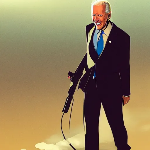 Image similar to joe biden charicature, pixar, dramatic lighting, cinematic, establishing shot, extremly high detail, photorealistic, cinematic lighting, artstation, style by James Gurney