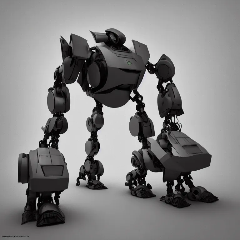 Image similar to mekaversa mecha robot pfp octanerender photoreal nft