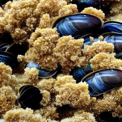 Image similar to horse mussel reef