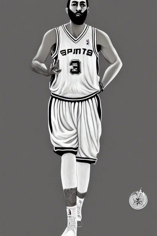 Image similar to full body portrait of the dictator of the san antonio spurs, 1 8 8 9, in full military garb, silver, black, white, greg popovich, oil on canvas by william sidney mount, trending on artstation