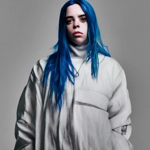 Prompt: Billie eilish ultra realistic fashion model, 4k photography