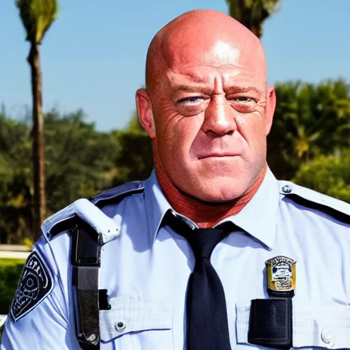 Image similar to photo of dean norris in a police putfit