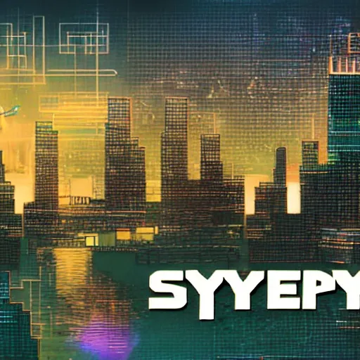 Prompt: synthesizer city, cinematic