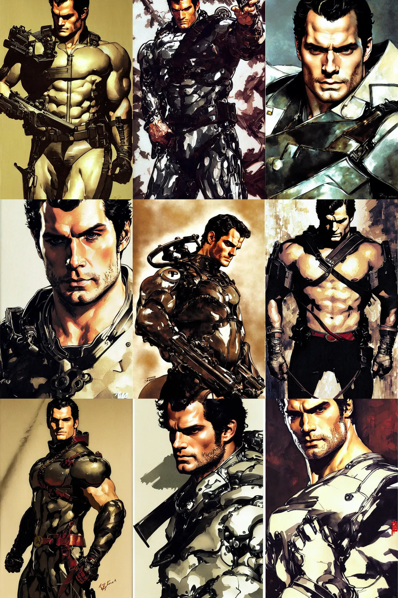 Image similar to henry cavill, painting by j. c. leyendecker, yoji shinkawa, katayama bokuyo