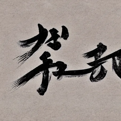 Prompt: Chinese characters