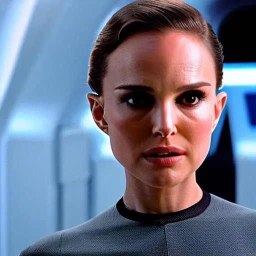 Image similar to Natalie Portman in Star Trek, (EOS 5DS R, ISO100, f/8, 1/125, 84mm, prime lense)