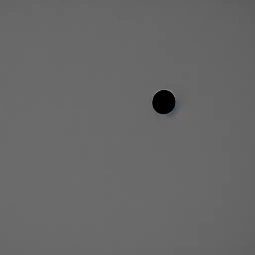 Image similar to a black dot in the sky, dramatic lighting