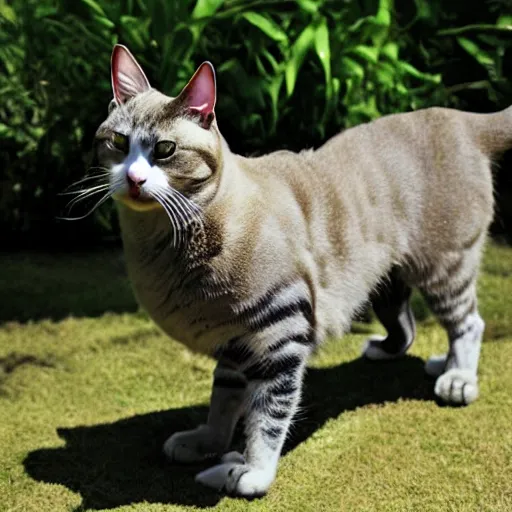 Image similar to realistic cat dog hybrid animal