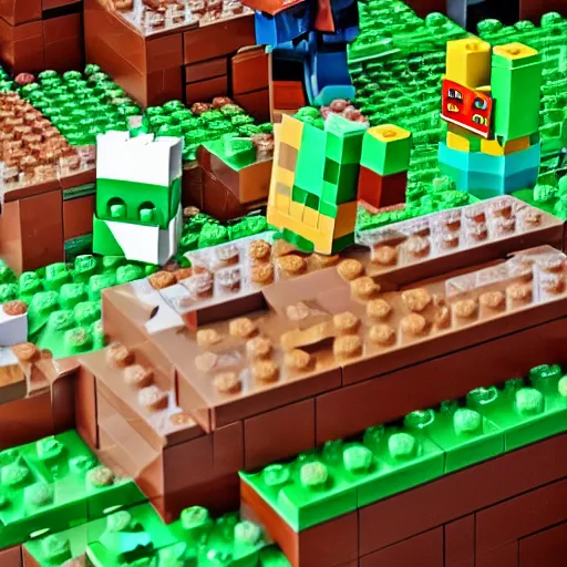 Image similar to Lego Minecraft