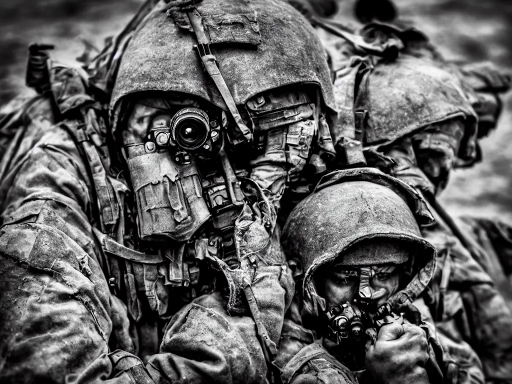 Image similar to war, photography, highly detailed, sharp focus