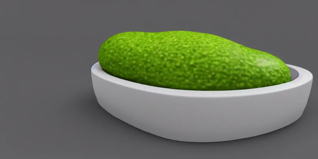 Image similar to a bed in the shape & color of an avocado!!!, furniture concept photo!!, 8k!!,amazing quality!!! Unreal engine 5!!! Studio lighting!!! Cinema 4D!!