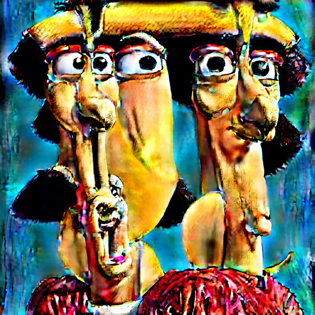 Image similar to Emperor Kuzco!!!!!!!!!!!!!!!!!!!!!!!!!!!!! in Real!! life!!. Professional Studio. Portrait! by Martin Schoeller. 4K. Close-up. Low Light.