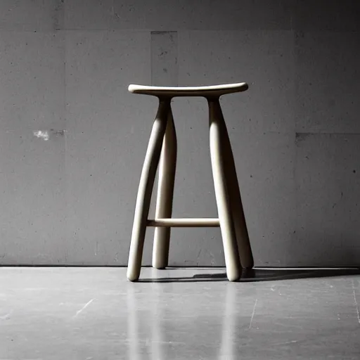 Image similar to the twins stool by tadao ando