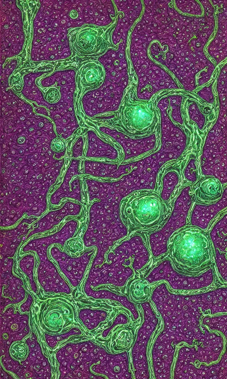 Image similar to internal heart lymphocyte virion rawandrendered synaptic transmission embryonic beholder neural shoggoth by kumpan alexandr, iridescent # imaginativerealism