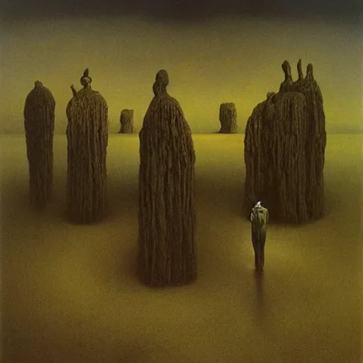 Image similar to Salvador Dali paintings made by Zdzislaw Beksinski