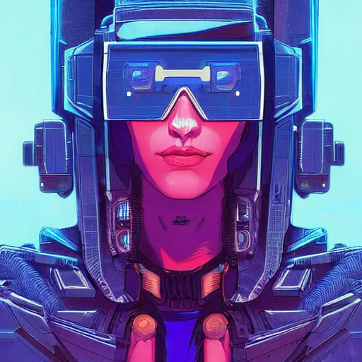 Image similar to a gorgeous cyberpunk hacker, centered in the frame, cyberpunk concept art by Jean Giraud and josan gonzales, digital art, highly detailed, intricate, sci-fi, sharp focus, Trending on Artstation HQ, deviantart, 4K UHD image