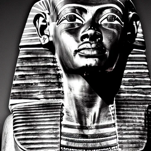 Image similar to an insanely detailed realistic photo of an egyptian pharaoh