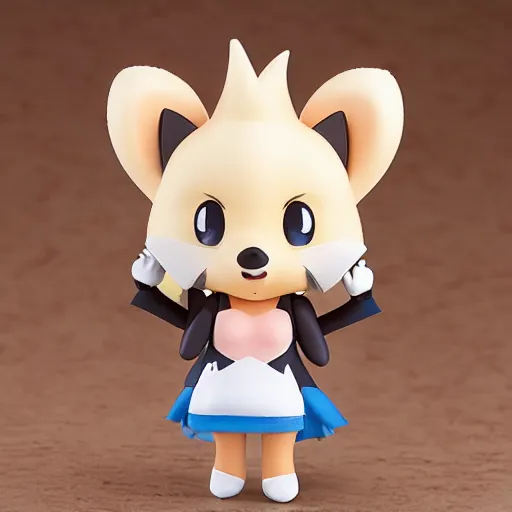 Image similar to high quality portrait flat matte painting of cute Hedgehog in the style of nendoroid and Toon , flat anime style, thick painting, medium close-up